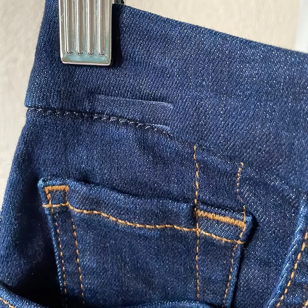 Gen7 for all mankind button down dark wash denim pencil skirt - Picture 10 of 11